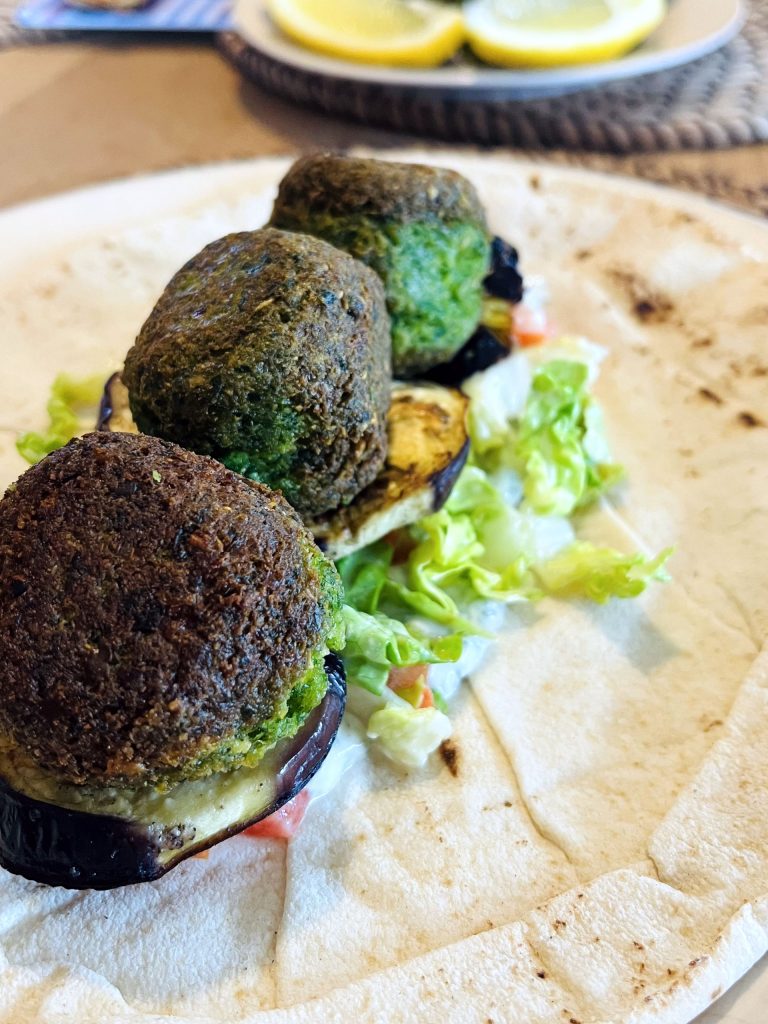 Dürüm mit selbstgemachten Falafel