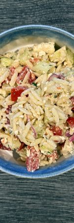 Griechischer Nudelsalat mit Feta