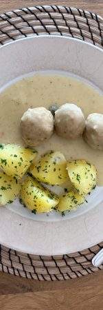 Königsberger Klopse aus veganem Hack